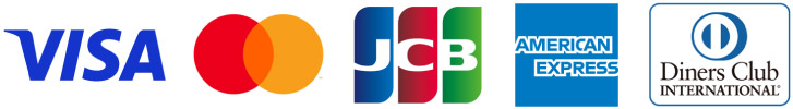 各種クレジットカードで決済可能です